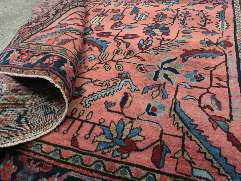 Antique Persian Sarouk Mohajeran Rug, No.11546 - Gss