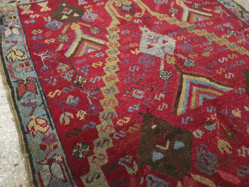 Antique Turkish Ghiordes Rug, No.11548 - Gss