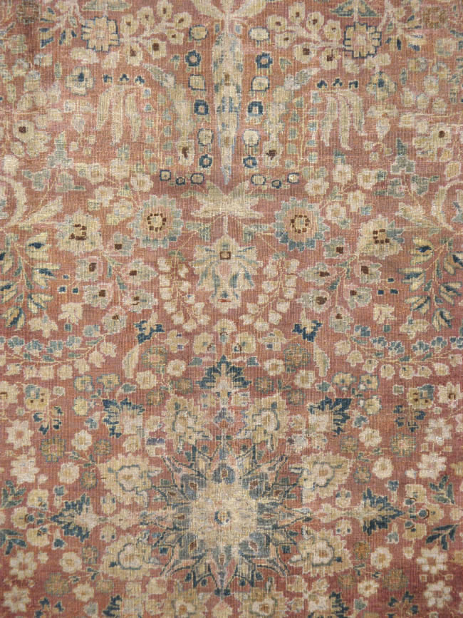 Antique Persian Lavar Kerman Carpet, No.11638 - Gss