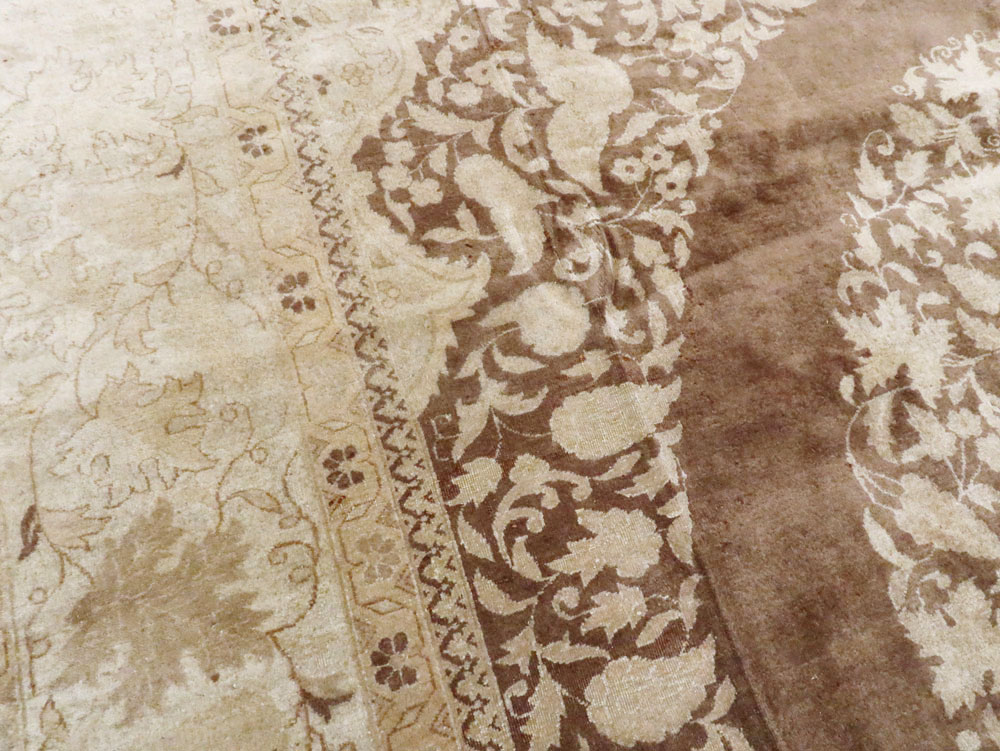 Vintage Persian Tabriz Carpet, No.11675 - Gss