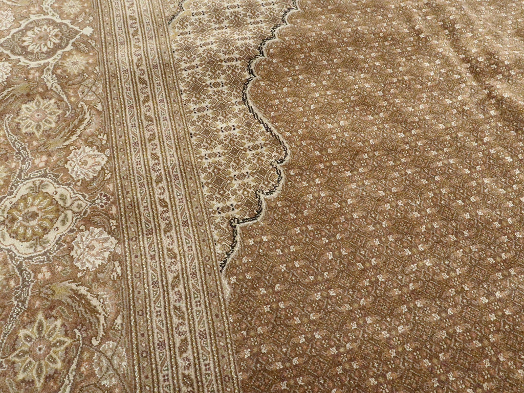 Vintage Persian Tabriz Carpet, No.11740 - Gss