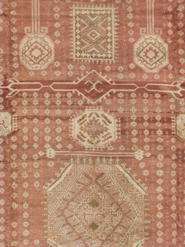 Vintage Turkish Oushak Carpet, No.11745 - Gss
