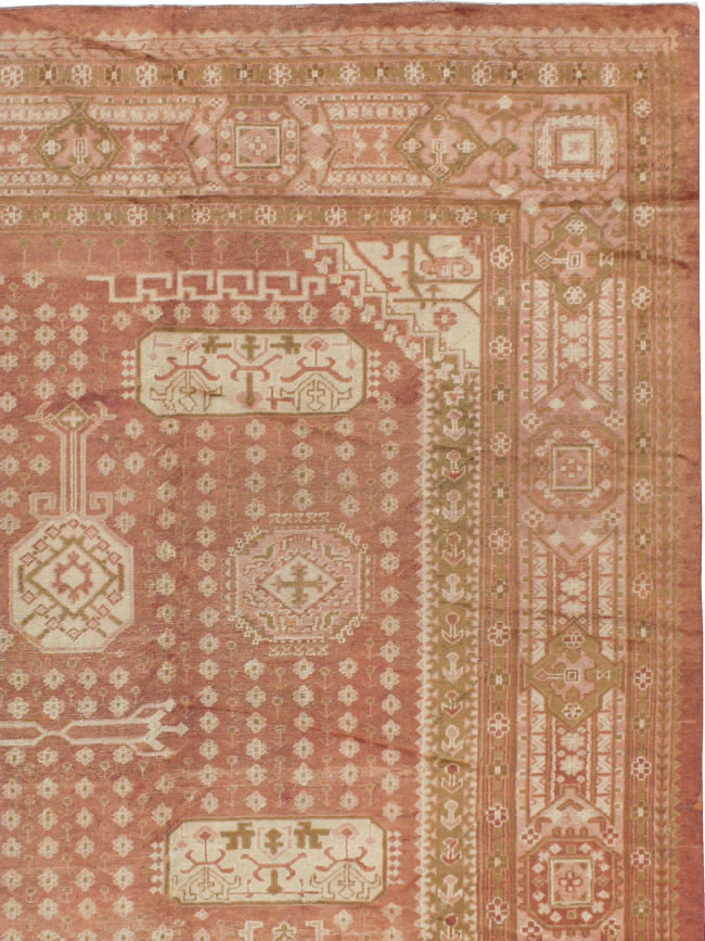 Vintage Turkish Oushak Carpet, No.11745 - Gss