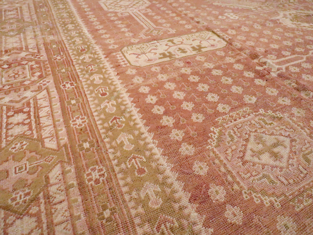 Vintage Turkish Oushak Carpet, No.11745 - Gss