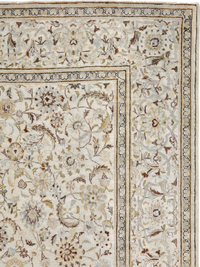 Vintage Persian Kashan Rug, No.11757 - Gss