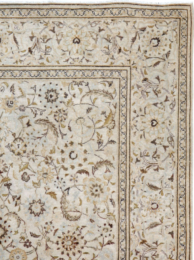 Vintage Persian Kashan Rug, No.11757 - Gss