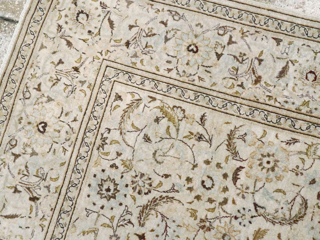 Vintage Persian Kashan Rug, No.11757 - Gss