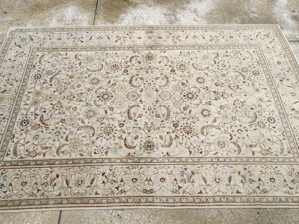 Vintage Persian Kashan Rug, No.11757 - Gss
