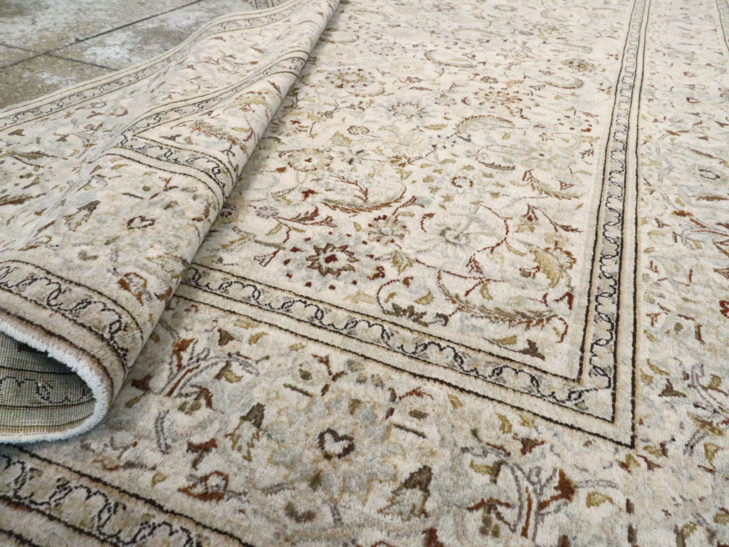 Vintage Persian Kashan Rug, No.11757 - Gss