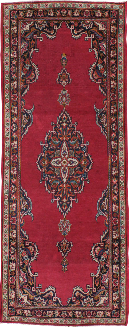 Vintage Persian Kashan Rug, No.11758 - Gss