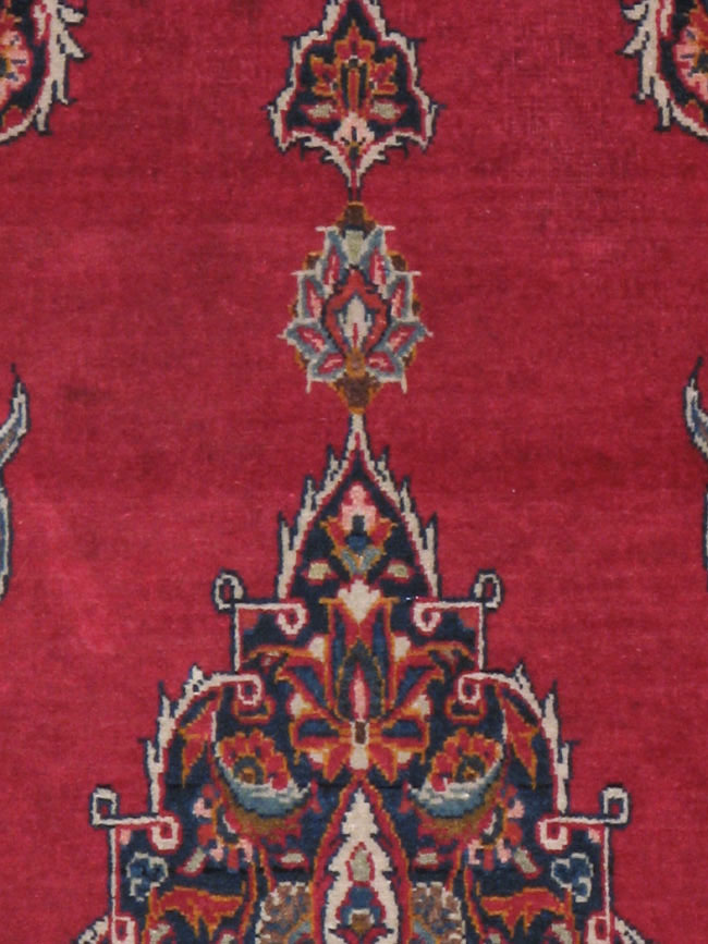 Vintage Persian Kashan Rug, No.11758 - Gss