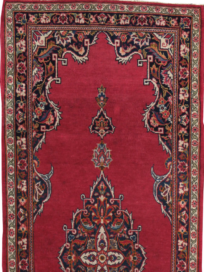Vintage Persian Kashan Rug, No.11758 - Gss