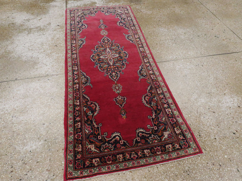Vintage Persian Kashan Rug, No.11758 - Gss