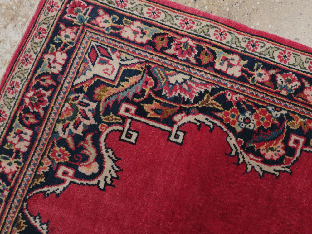 Vintage Persian Kashan Rug, No.11758 - Gss