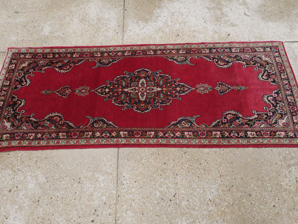 Vintage Persian Kashan Rug, No.11758 - Gss