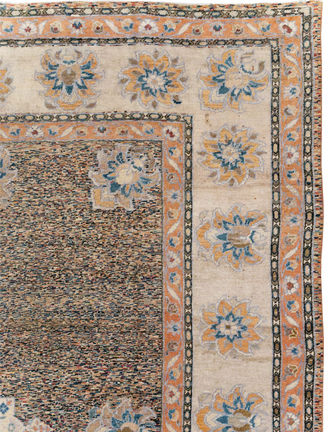 Vintage Persian Mahal Room Size Carpet, No.11759 - Gss