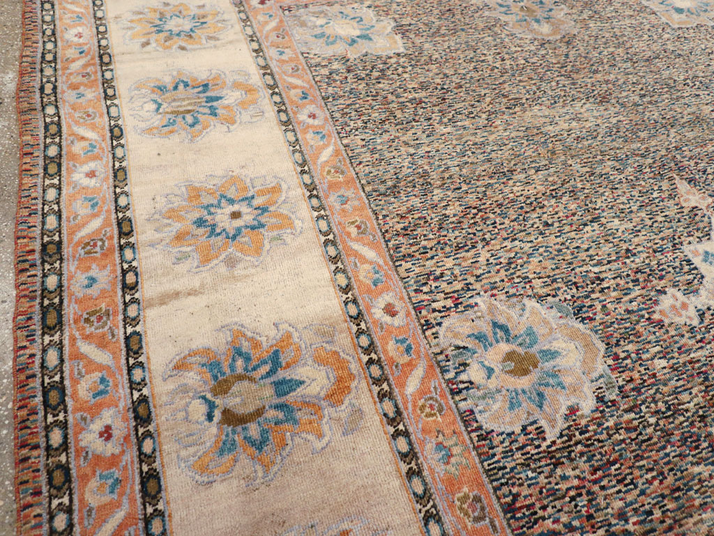 Vintage Persian Mahal Room Size Carpet, No.11759 - Gss