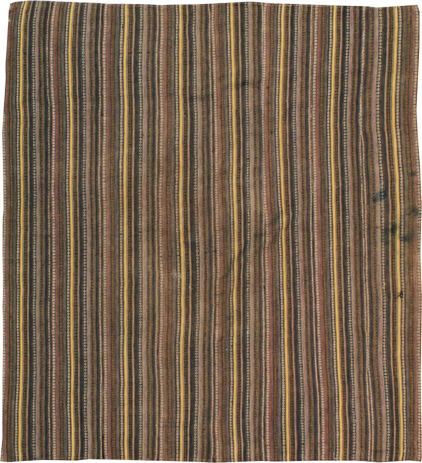 Vintage Turkish Flatweave Kilim Rug, No.11761 - Gss