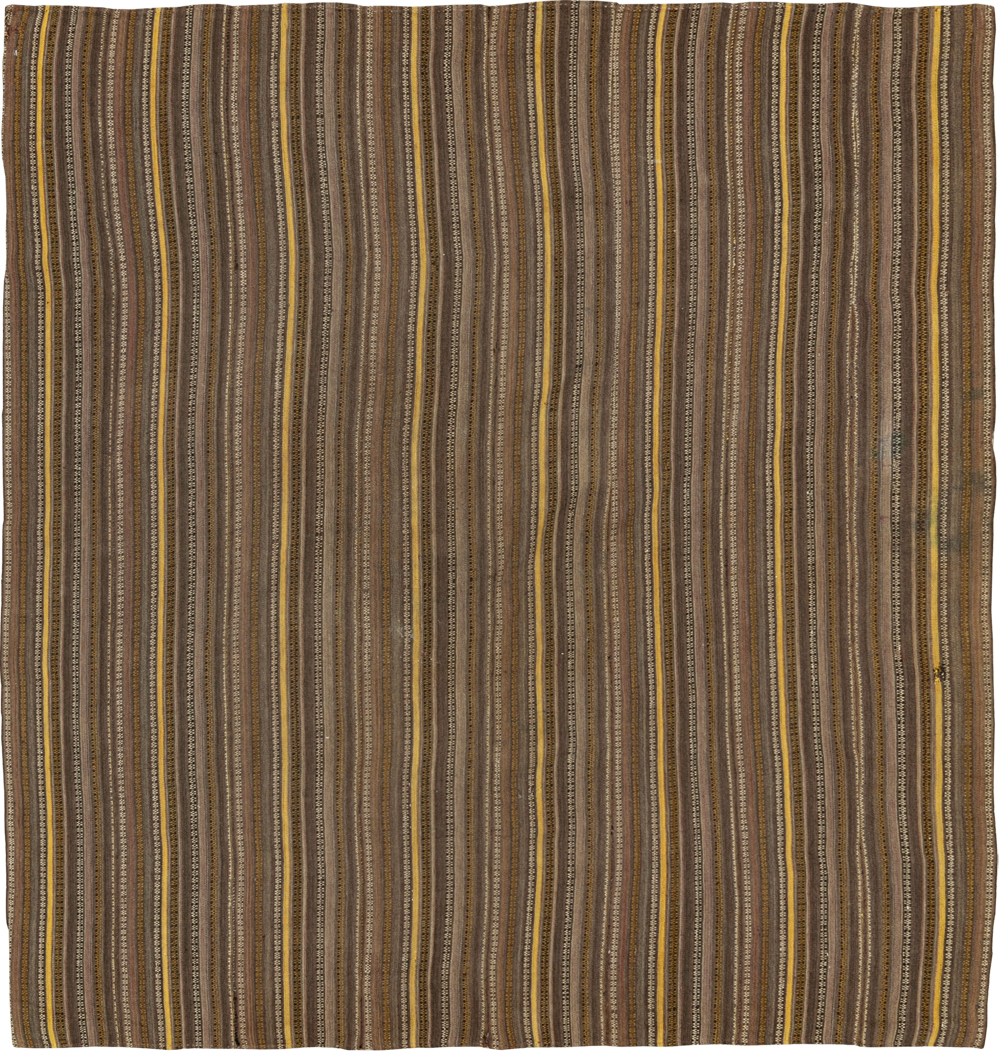 Vintage Turkish Flatweave Kilim Rug, No.11761 - Gss