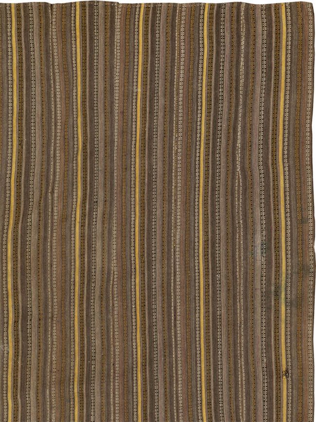 Vintage Turkish Flatweave Kilim Rug, No.11761 - Gss