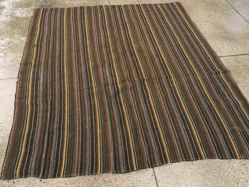 Vintage Turkish Flatweave Kilim Rug, No.11761 - Gss