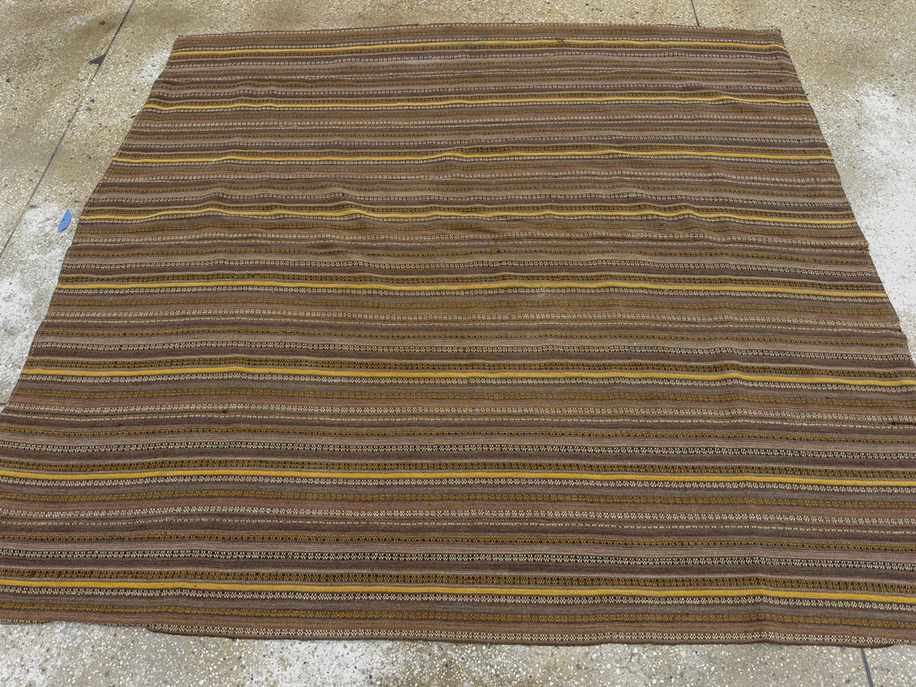 Vintage Turkish Flatweave Kilim Rug, No.11761 - Gss
