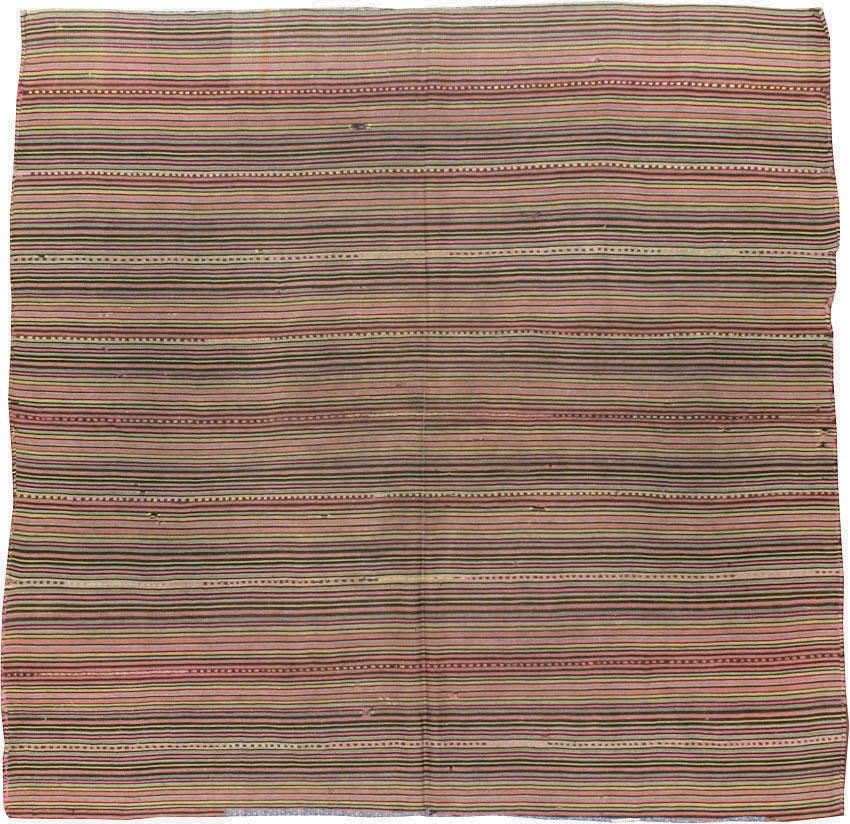 Vintage Persian Flatweave Kilim, No.11764 - Gss