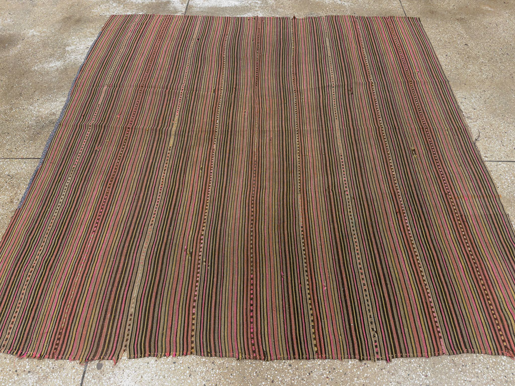 Vintage Persian Flatweave Kilim, No.11764 - Gss