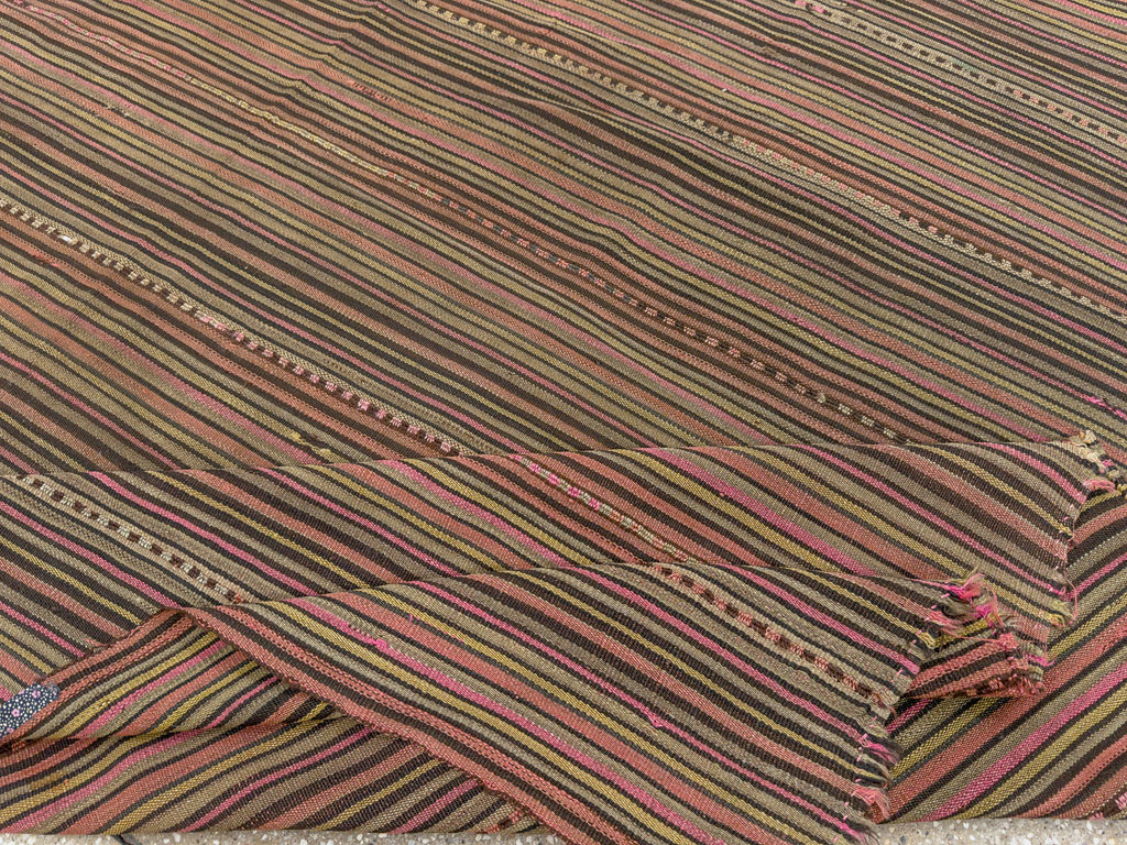 Vintage Persian Flatweave Kilim, No.11764 - Gss