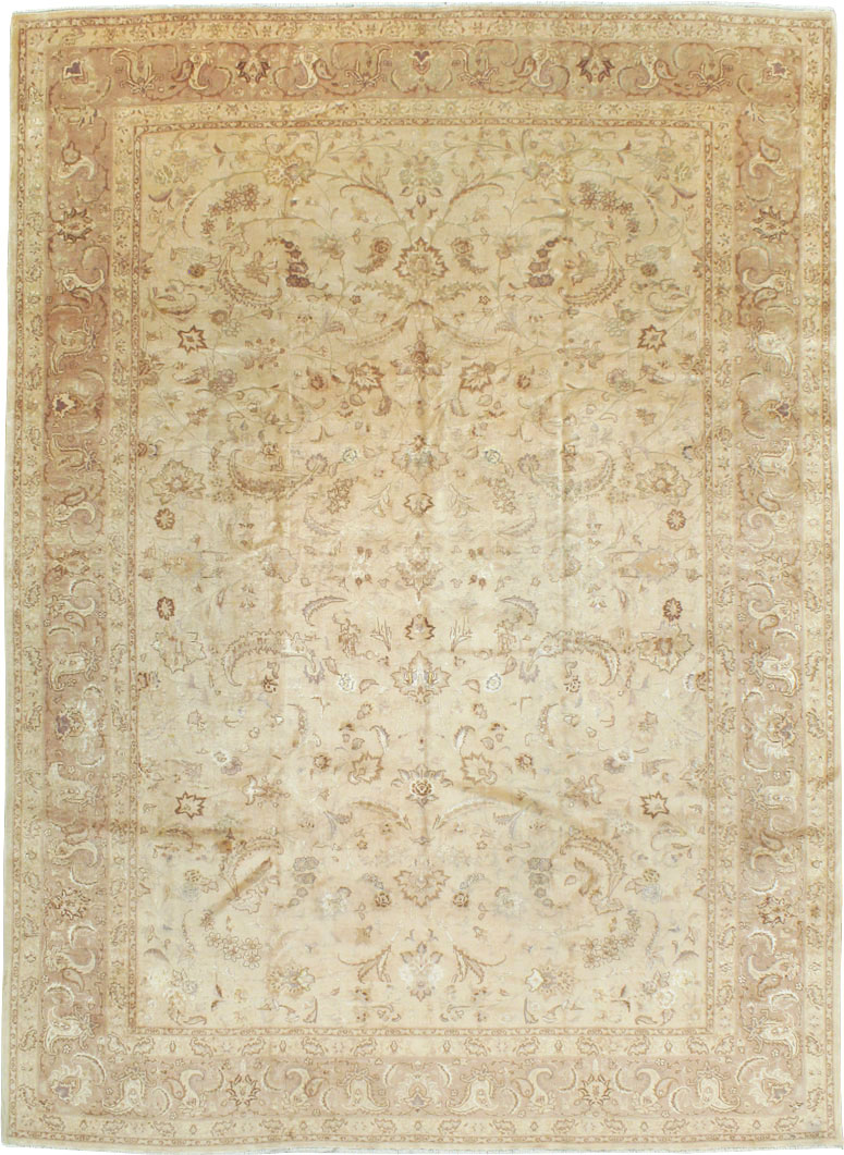 Vintage Persian Tabriz Carpet, No.11787 - Gss