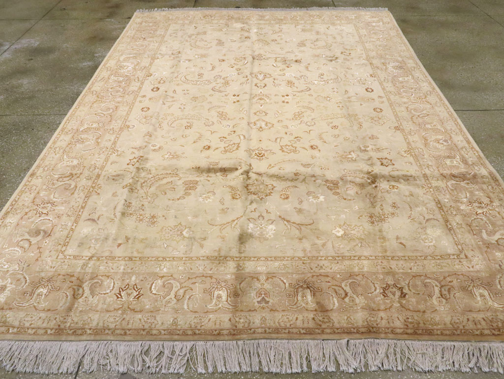 Vintage Persian Tabriz Carpet, No.11787 - Gss