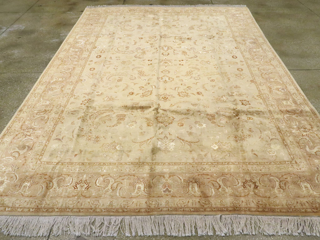 Vintage Persian Tabriz Carpet, No.11787 - Gss