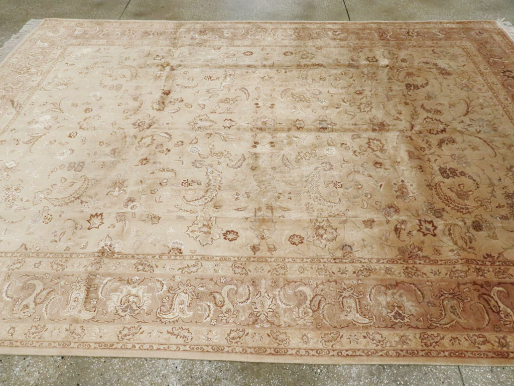 Vintage Persian Tabriz Carpet, No.11787 - Gss