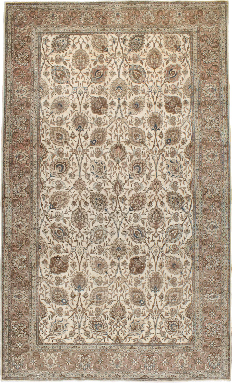Vintage Persian Tabriz Carpet, No.11792 - Gss