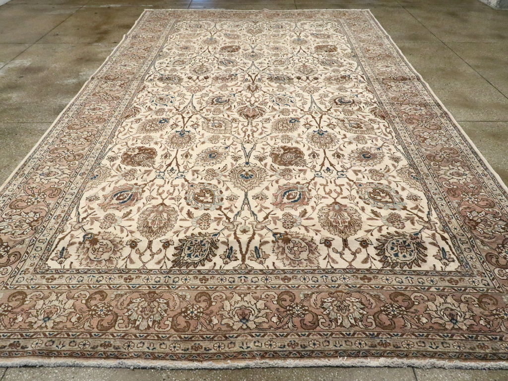 Vintage Persian Tabriz Carpet, No.11792 - Gss