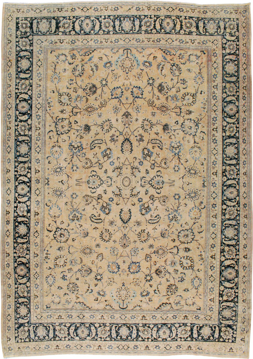 Vintage Persian Mashad Carpet, No.11800 - Gss