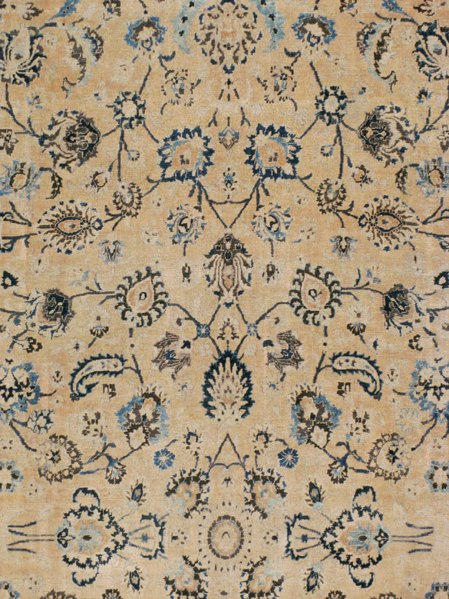 Vintage Persian Mashad Carpet, No.11800 - Gss