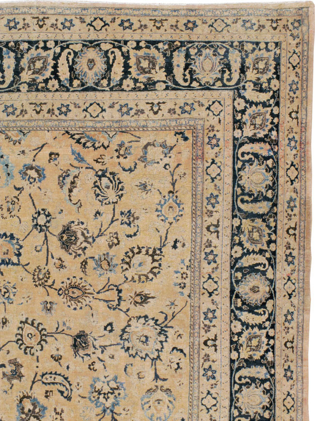 Vintage Persian Mashad Carpet, No.11800 - Gss