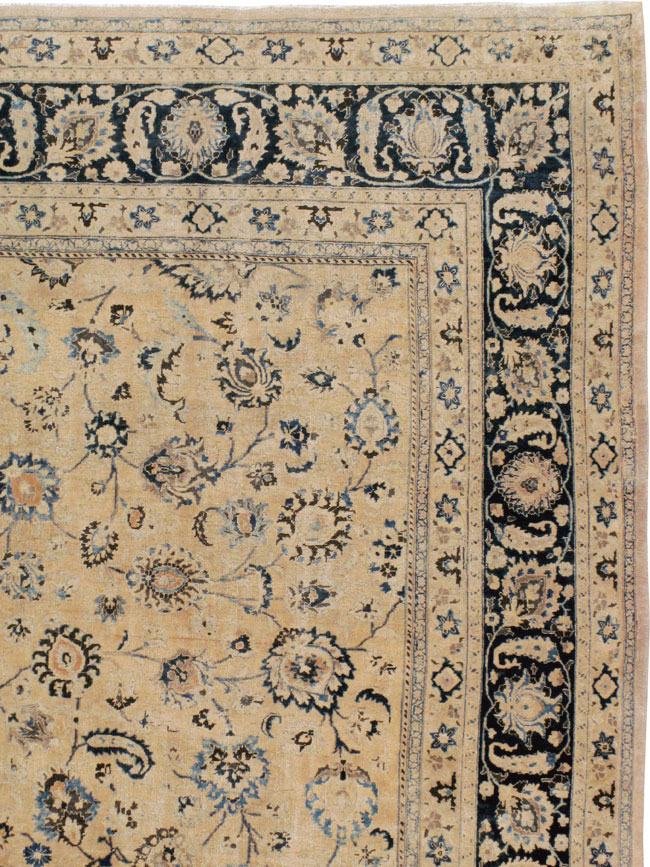 Vintage Persian Mashad Carpet, No.11800 - Gss