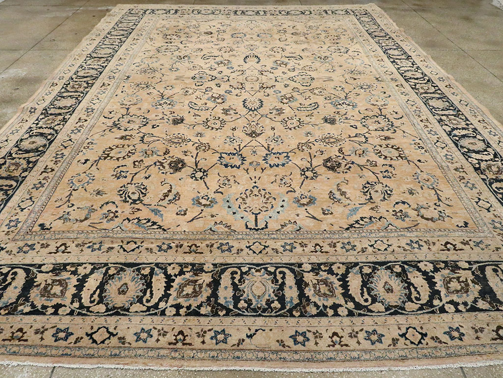 Vintage Persian Mashad Carpet, No.11800 - Gss
