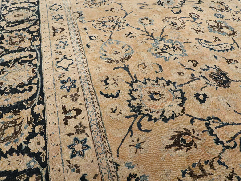 Vintage Persian Mashad Carpet, No.11800 - Gss