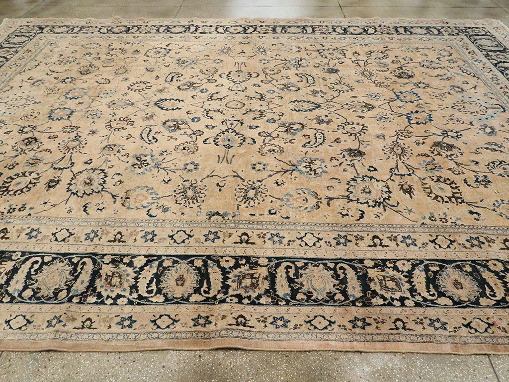 Vintage Persian Mashad Carpet, No.11800 - Gss