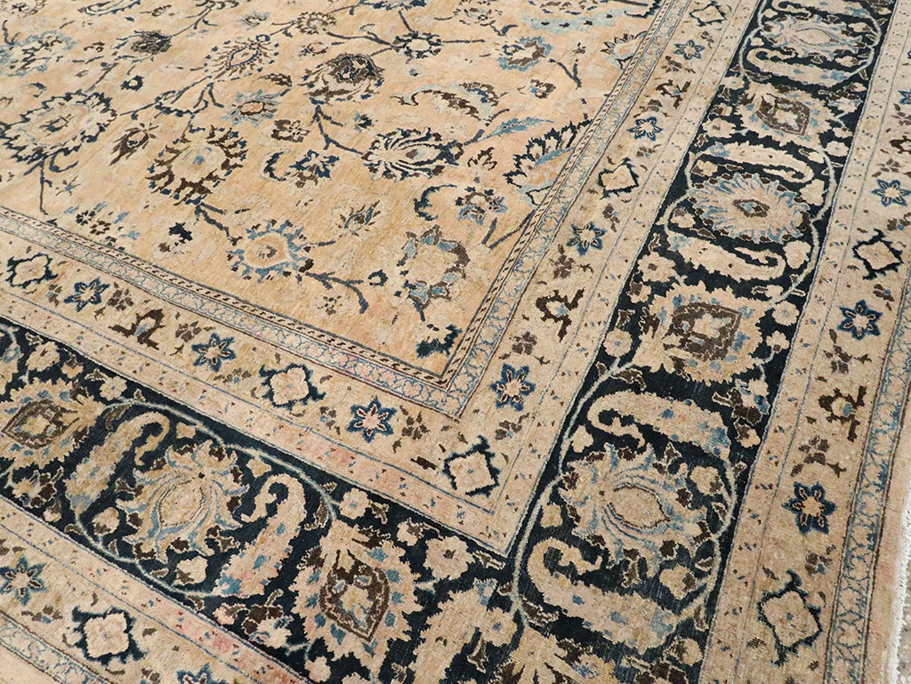 Vintage Persian Mashad Carpet, No.11800 - Gss