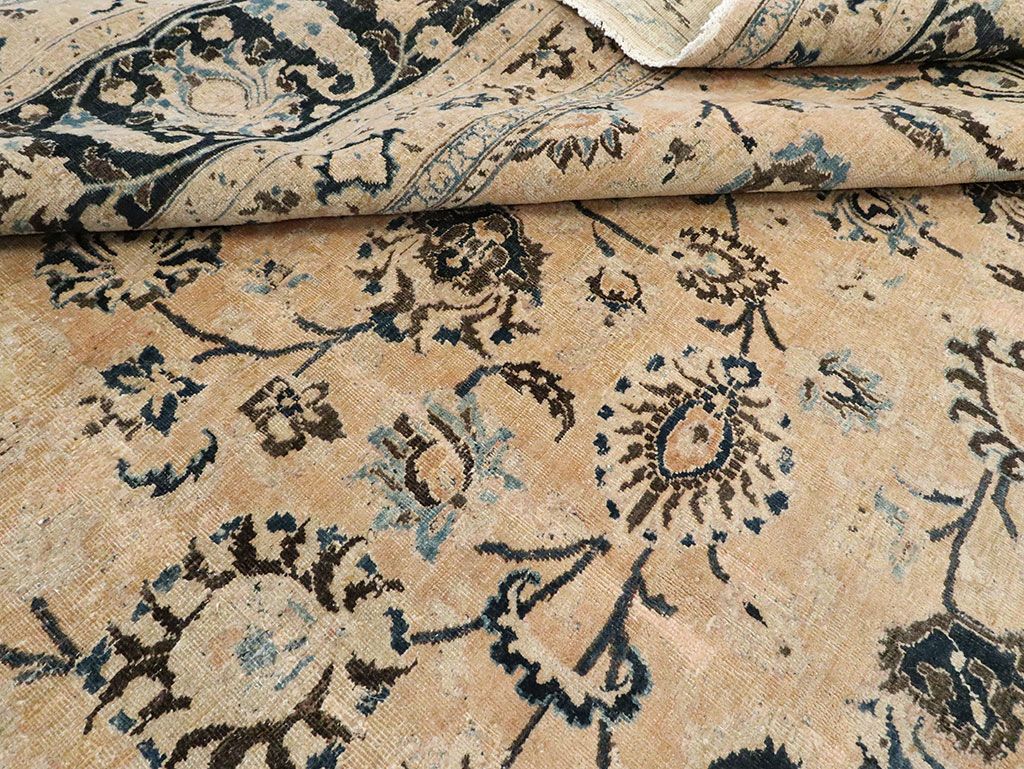 Vintage Persian Mashad Carpet, No.11800 - Gss