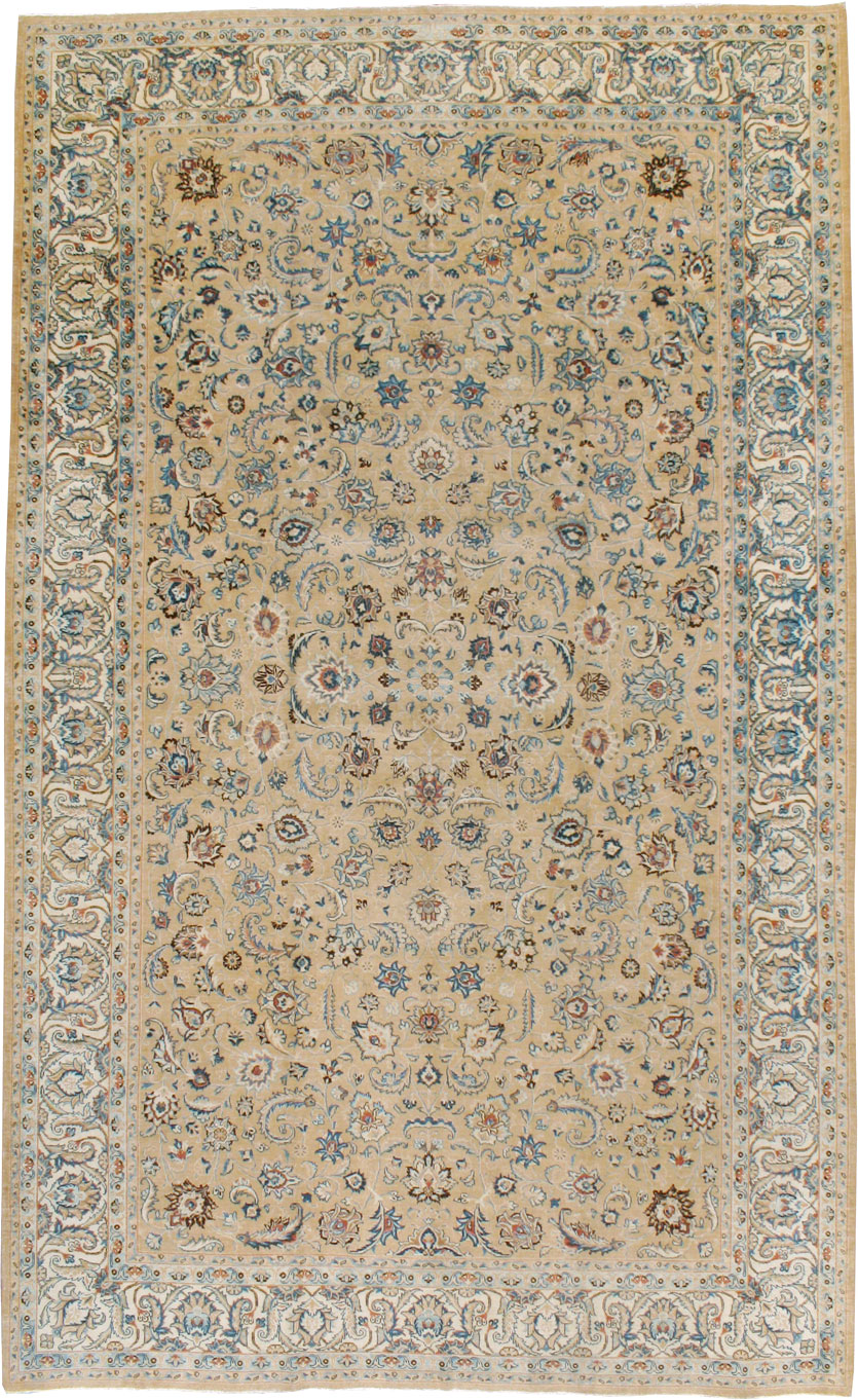 Vintage Persian Mashad Carpet, No.11804 - Gss