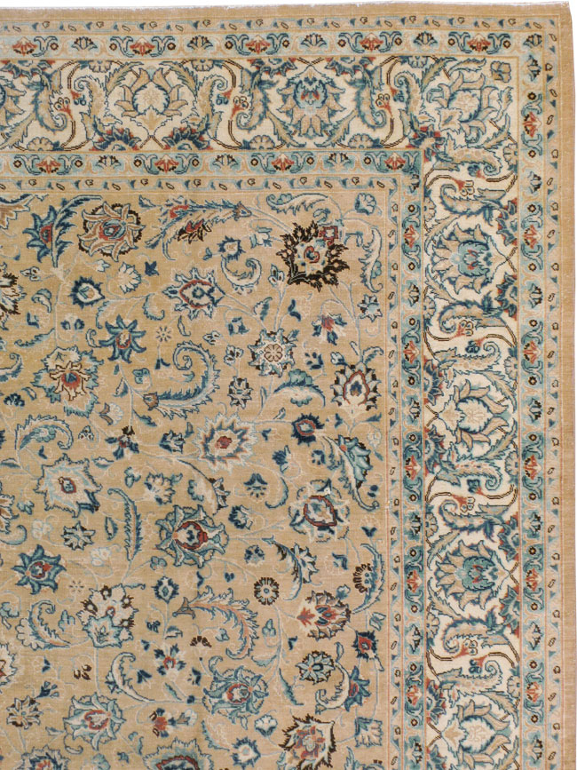 Vintage Persian Mashad Carpet, No.11804 - Gss