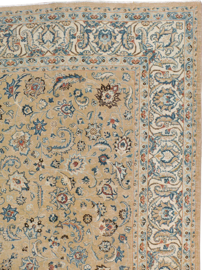 Vintage Persian Mashad Carpet, No.11804 - Gss