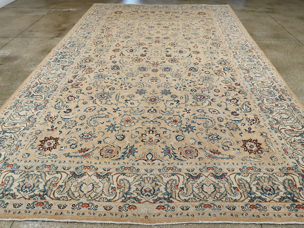 Vintage Persian Mashad Carpet, No.11804 - Gss