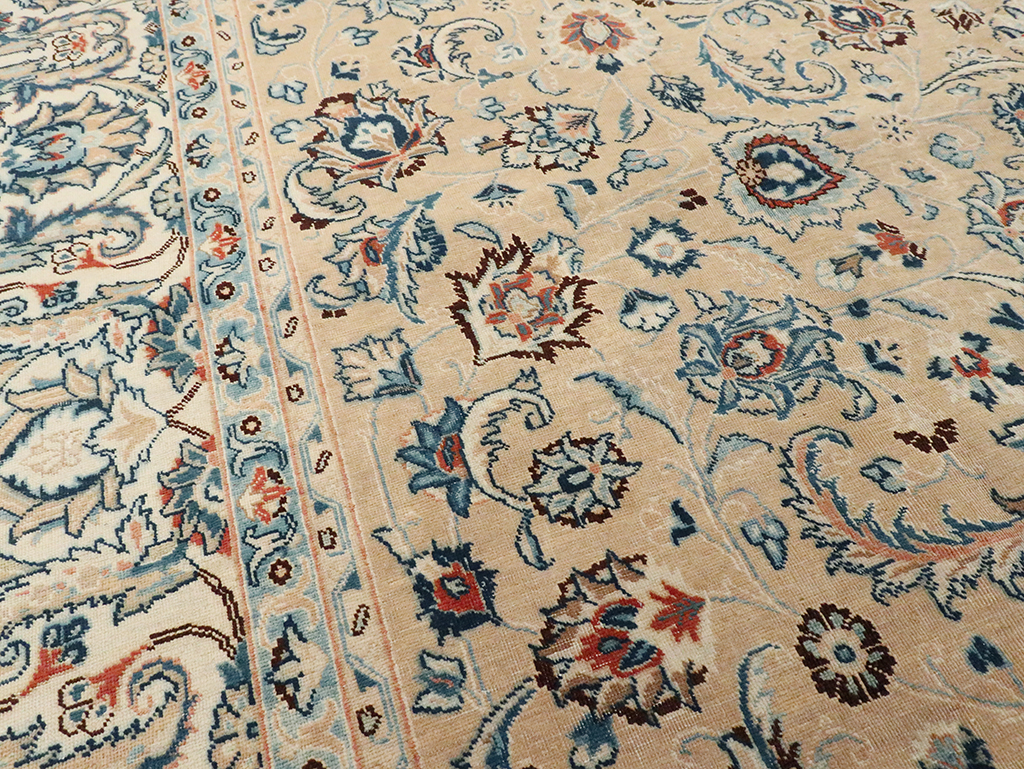 Vintage Persian Mashad Carpet, No.11804 - Gss