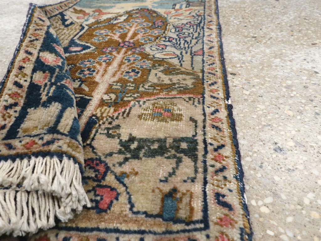 Vintage Persian Tabriz Pictorial Rug (Pair: 2 of 2), No.11832 - Gss